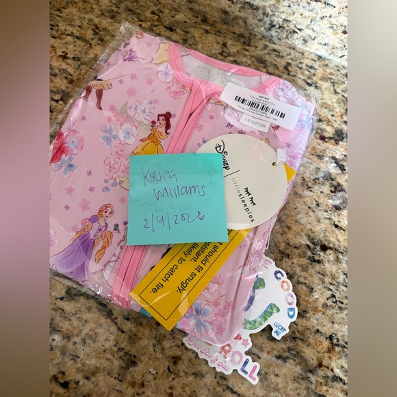 Little Sleepies Other - Little Sleepies Princess garden zippy